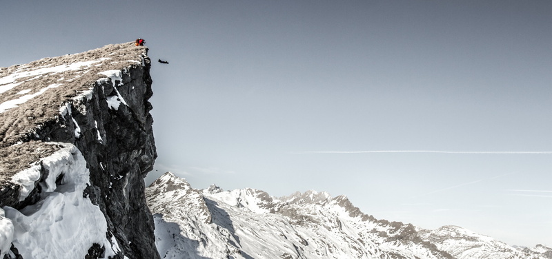 adventure, beauty in nature, mountain, wingsuits, conquering adversity, environment, outdoors, winter, sport, mountain peak, snow, day, mountain climbing