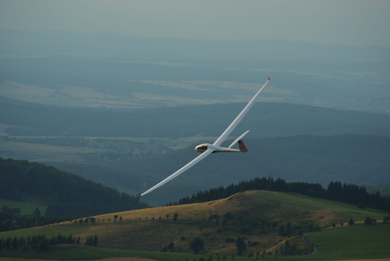 airplane, non-urban scene, mode of transportation, outdoors, no people, mid-air, tranquility, day, rhön, 4K, flying, gliding, wasserkuppe, tranquil scene