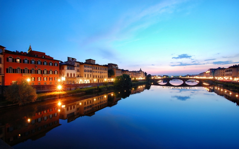 travel destinations, train, blue, 1080P, architecture, black, illuminated, building exterior, sky, red, built structure, building, dusk, reflection, waterfront