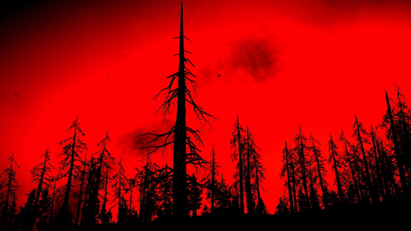 Far Cry New Dawn, red sky, 1080P, reshade, landscape
