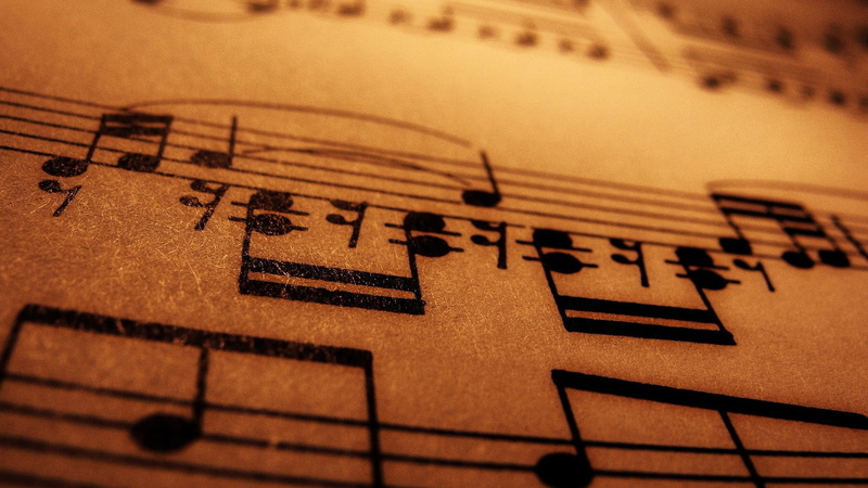 1080P, communication, history, sheet music, arts culture and entertainment, no people, single object, black, musical note, artwork, selective focus, music