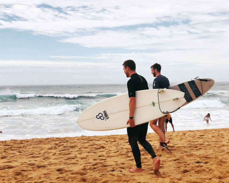 nature, water, two, real people, outdoors, water sport, sand, surfing, sky, leisure activity, summer, waves, people, fun, relaxation, lifestyle, recreation
