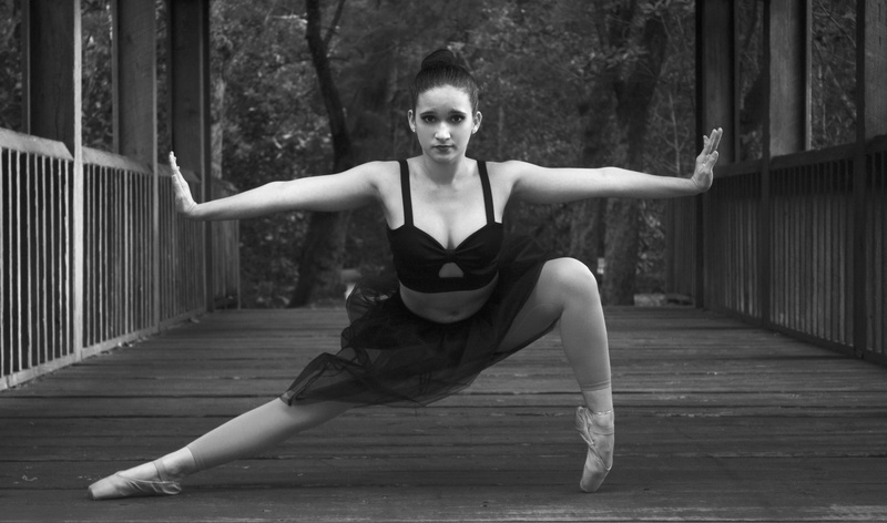 dancer, young adult, beautiful woman, portrait, hairstyle, full length, beautiful people, black and white, ballet, woman, ballet dancer, front view, clothing