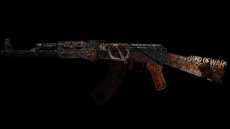 rifles, AKM, gun, Russia, 1080P