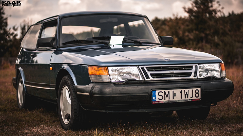 green, blue, Saab 900 OG, saab, 4K, Saab 900, photography, old car, Saab OG