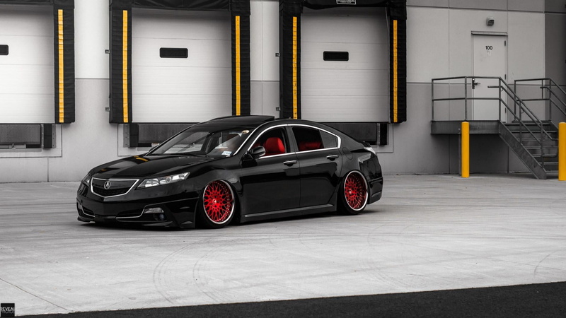 no people, sign, parking garage, building exterior, parking, city, garage, jdm, 1080P, outdoors, bbs, day, building, slammed, closed, red, mode of transportation