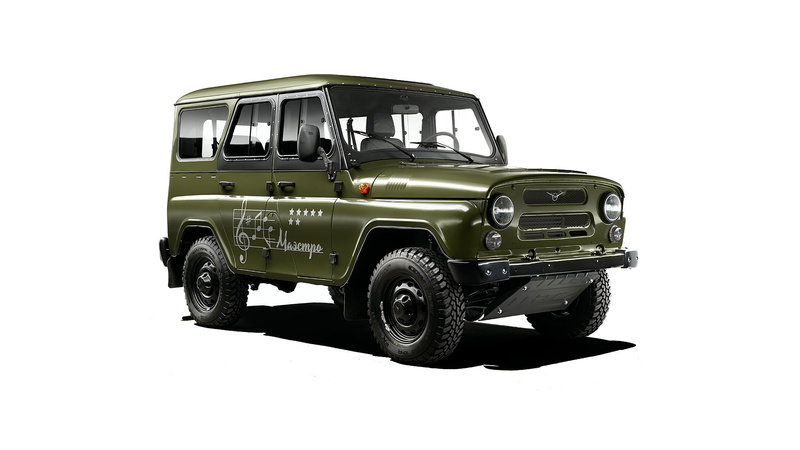 1080P, white background, 2015, off road, green, car, Soviet, day, copy space, 4x4, transportation, travel, army, no people, small, studio shot, wheel