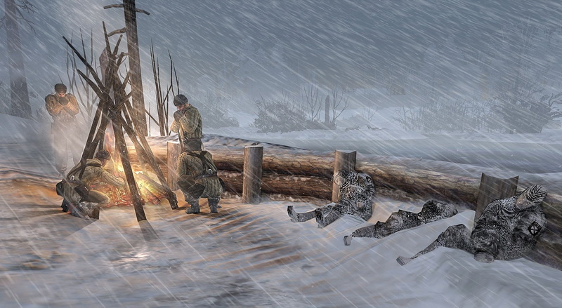 snow, outdoors, tranquility, Company, flowing water, day, Games, 2013, nature, cold temperature, beauty in nature, land, front, two, men, Other Games, sea