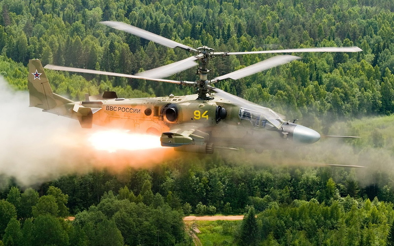 day, 1080P, helicopter, army, flying, plant, transportation, tree, forest, government, nature, airplane, Kamov Ka-52 Alligator, aerospace industry, green color