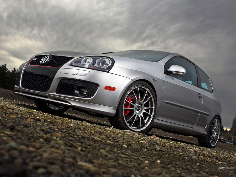 Golf GTI, land vehicle, volkswagen, hatchback, 480P, road, silver cars, outdoors, door, cloud - sky, sport, luxury, nature, motion, sports car, racecar