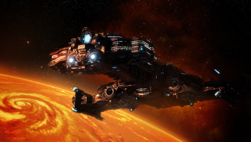 starcraft, battlecruiser, blizzard, art, hd, spaceships, 1080P, battleship, x, wal, games, entertainment, Video Games, ii, video