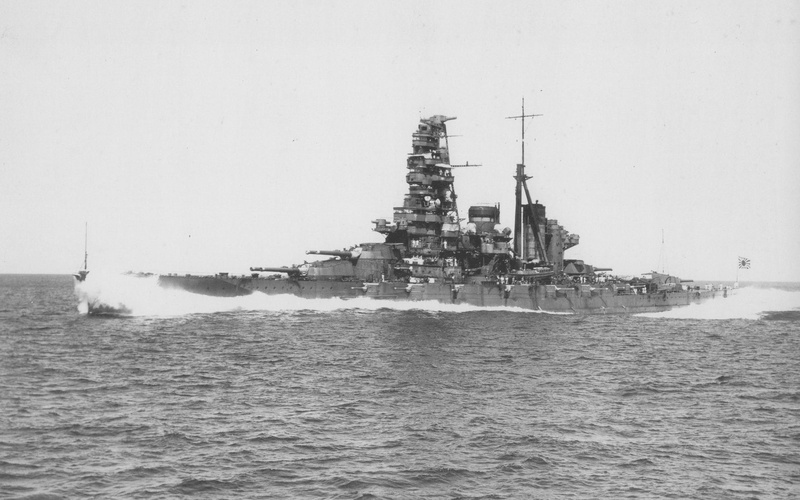 Warships, 1080P, Japanese Battleship Haruna, Battlecruiser, Warship