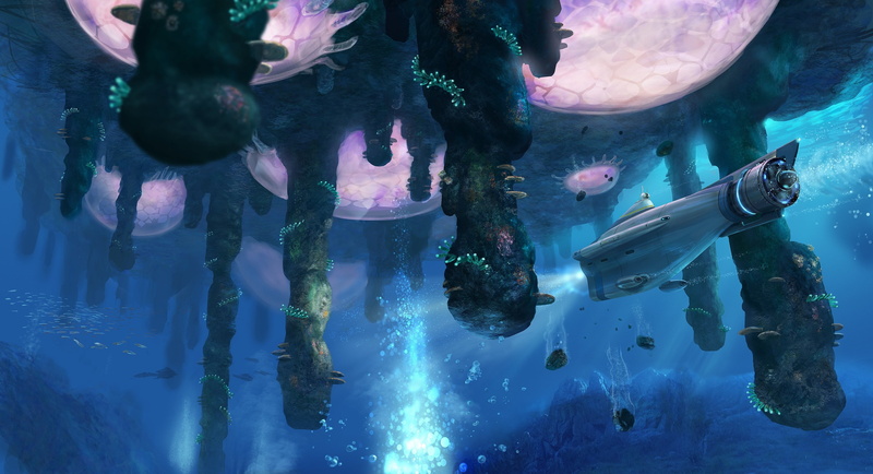 animals in the wild, subnautica 4k image hd desktop, animal, fish, nature, water, large group of animals, animal themes, sea life, swimming, tank, outdoors