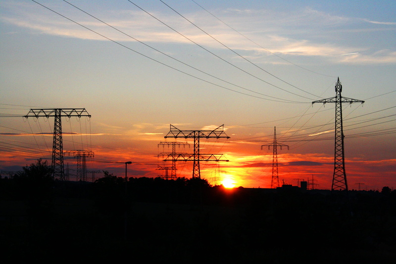 power poles, electricity pylon, wire, energy, electricity, elbe valley, electrical component, nature, sky, industry, elektrik, power line, cable, power lines
