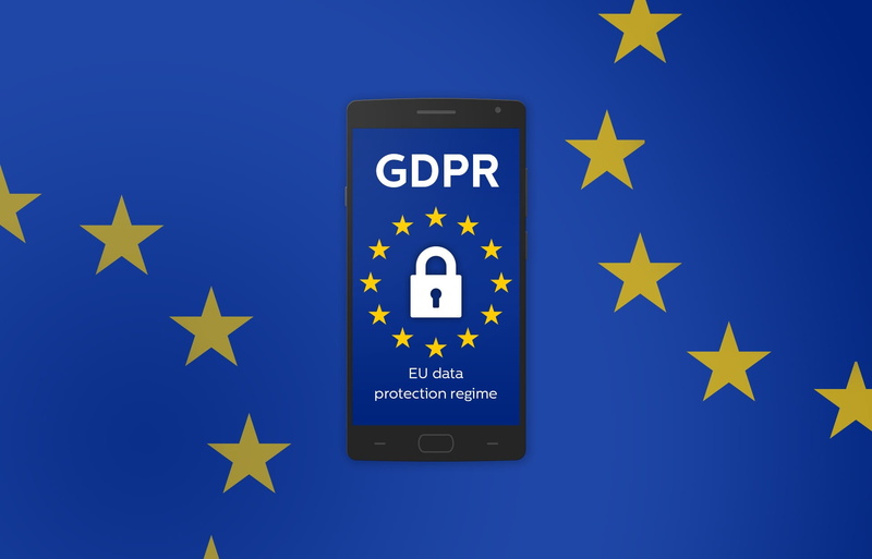 no people, identity, european, sky, data regulation, lock, star shape, motion, business travel, safe, technology, blue, european union, europe, 1080P