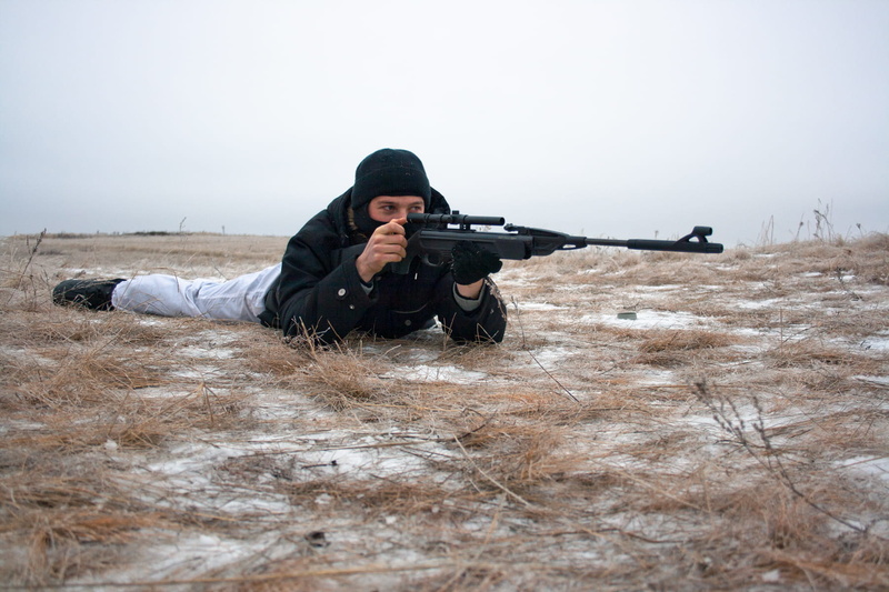 protect, military, weaponry, winter, aiming, hardball, armor, weapon, rifle, safety, target shooting, aggression, holding, forces, game, outdoors, mission