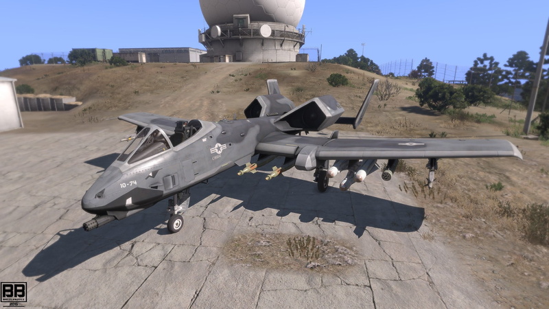 mode of transportation, plane, game, transportation, air vehicle, land, airplane, digital, Arma 3, no people, video games, nature, side view