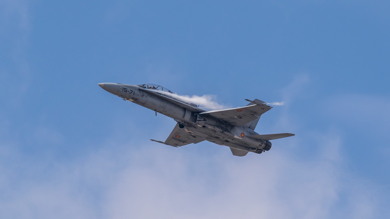 above, los llanos air base, fighter plane, albacete, fighter, usaf, motion, warplane, stealth, sky, government, military, air force, aircraft, fly, day