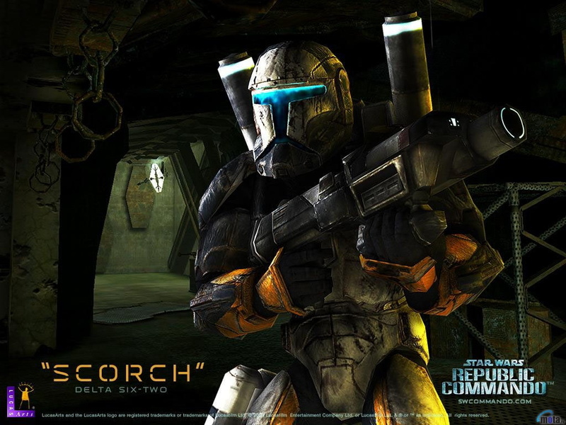 Wars, hd, art, commando, republic, star, games, video, Scorch, 480P