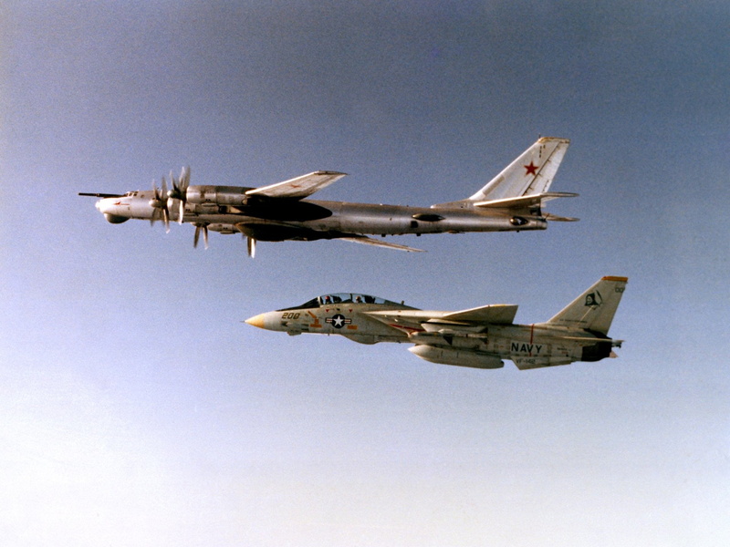 Aircraft, 1080P, Grumman F-14 Tomcat, Tupolev Tu-95, Military Aircrafts
