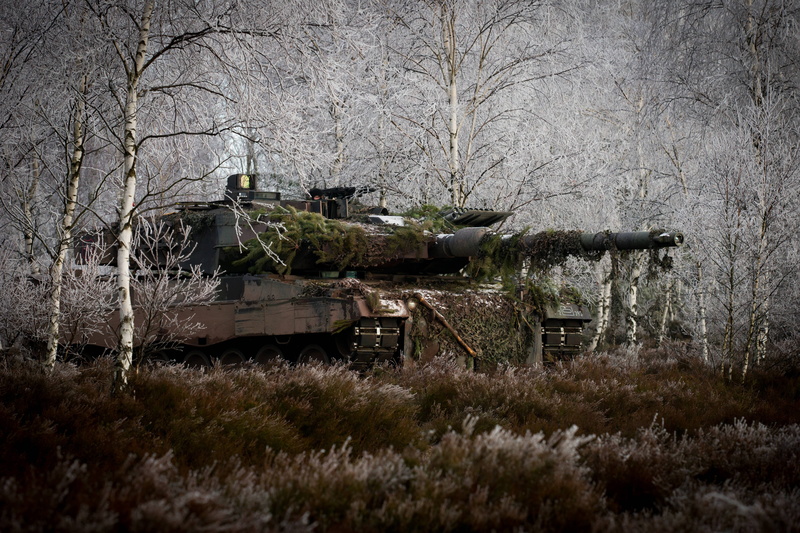 tank, Bundeswehr, military, Leopard 2, swamp, 5K, vehicle