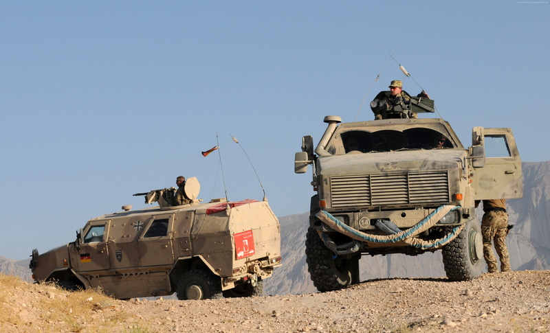 soldier, ATF Dingo, KMW, Bundeswehr, infantry mobility vehicle, 4K, MPPV PC, Afghanistan