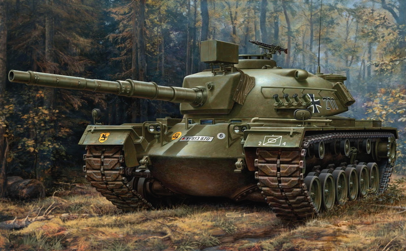 painting, Germany, aggression, tank, tree, government, armored tank, fighting, figure, security, protection, green, gun, weapon, nature, field, day, armed forces