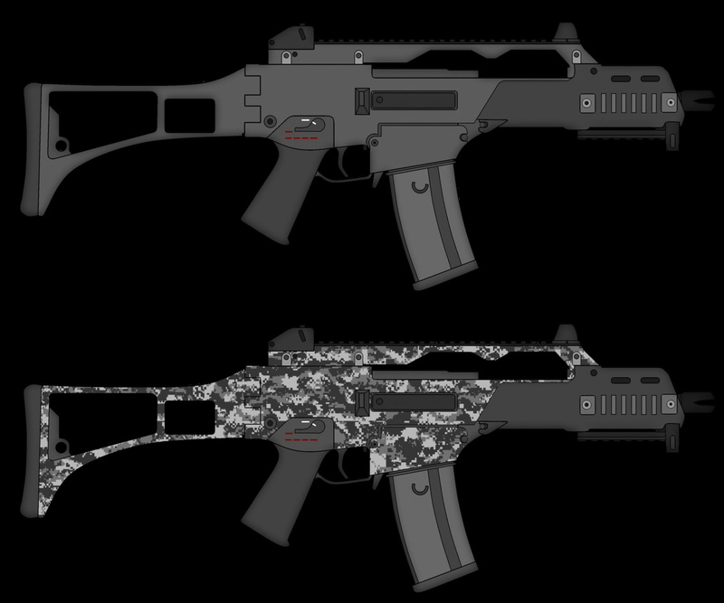 military, rifle, koch, gun, weapon, heckler, g36, 720P