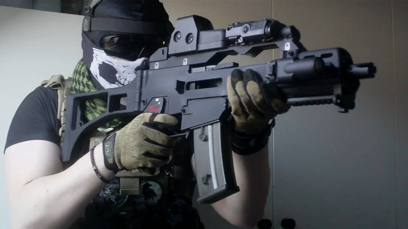 rifle, 1080P, weapon, heckler, gun, g36, military, koch