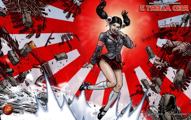 human representation, creativity, text, arts culture and entertainment, art and craft, clothing, red, real people, Red Alert 3, Japan, representation, indoors