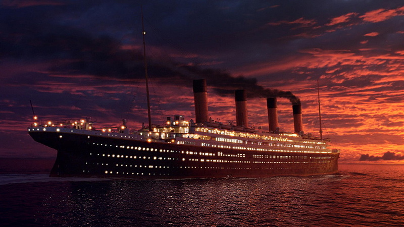 2011, boats, picture, 1080P, titanic, ship