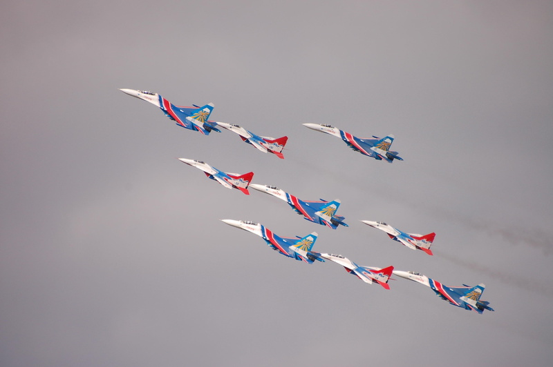 Su-27, aerobatics, The MIG-29, Swifts, Russian knights, 2K