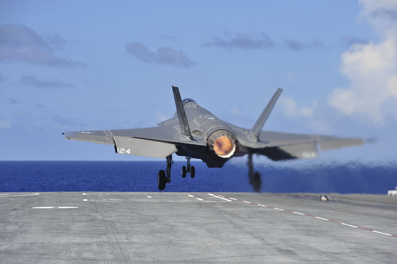 United States Navy, military, 4K, aircraft, Lockheed Martin F-35 Lightning II, military aircraft