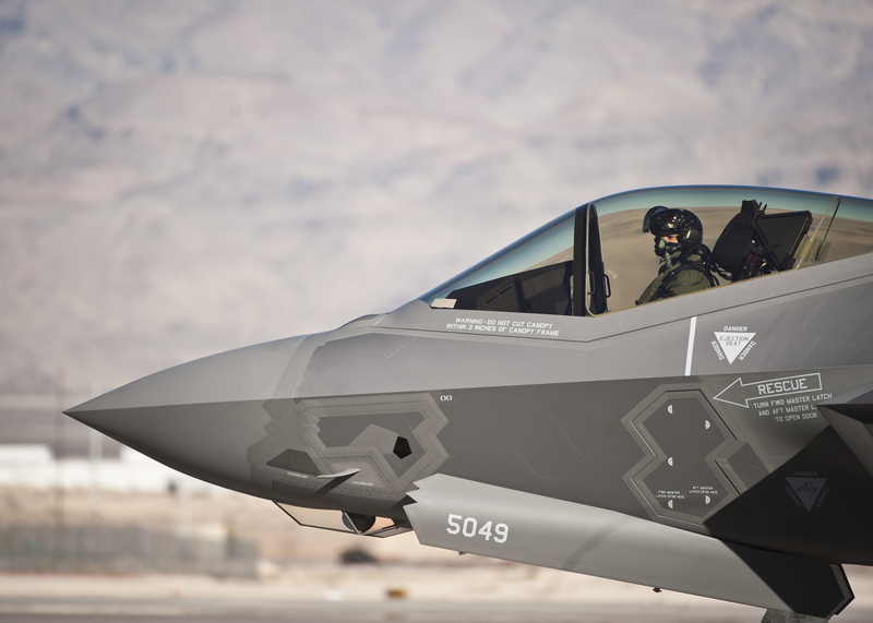 military aircraft, Lockheed Martin F-35 Lightning II, US Air Force, military, 2K