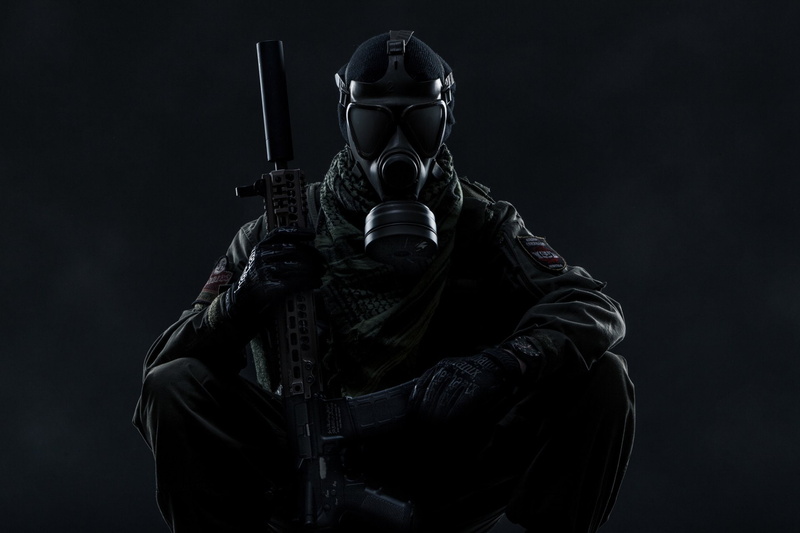 Video Game, Gas Mask, Weapon, Tom Clancy’s Ghost Recon Wildlands, 1080P, Soldier