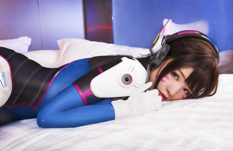 beautiful eyes, subarashii, sugoi, japanese, asian, cosplay, mecha, oriental, pretty face, 5K, game, D.Va, pretty, asiatic, Overwatch, moe, deredere, girl