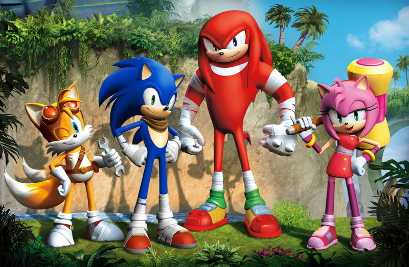 Knuckles the Echidna, Amy Rose, Sonic, Sonic the Hedgehog, Miles " Tails" Prower, 720P, Sonic Boom