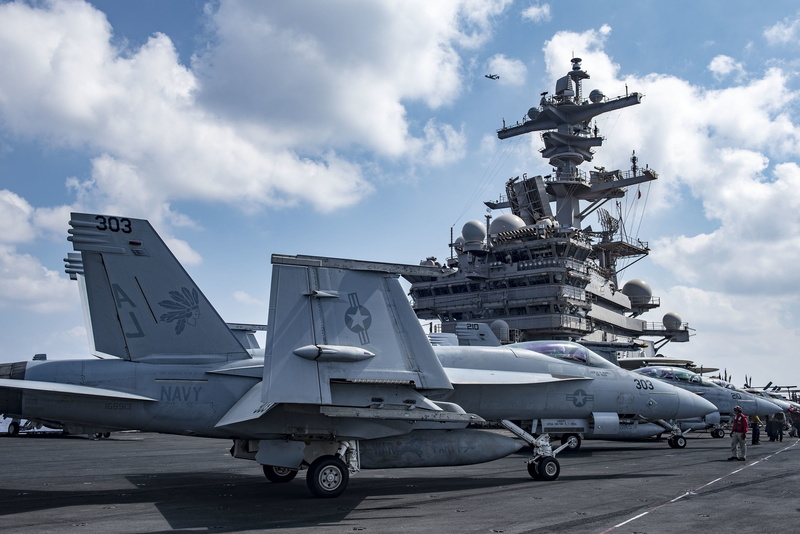transportation, nautical vessel, fighter plane, army, aircraft, freight transportation, united states navy, f a-18e super hornet, navy, military, outdoors
