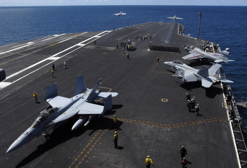 Warships, Boeing F/A-18E/F Super Hornet, Aircraft Carrier, USS John C. Stennis (CVN-74), Warship, 1080P