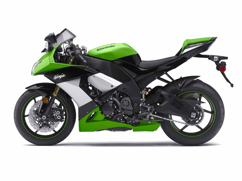 720P, green, black, 2009, kawasaki, zx, r, ninja