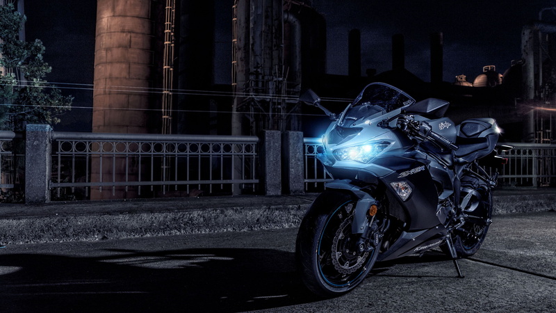 4K, 2019 Bikes, 4K, Kawasaki Ninja ZX-6R