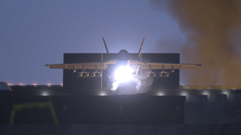 control, Arma 3, jet fighter, lens flare, building exterior, airplane, cloud - sky, dusk, building, video games, lighting equipment, illuminated, night