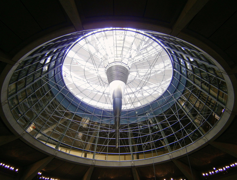 modern, travel destinations, blanket, pattern, city, dome, architecture, indoors, bundestag, germany, construction, ceiling, illuminated, directly below