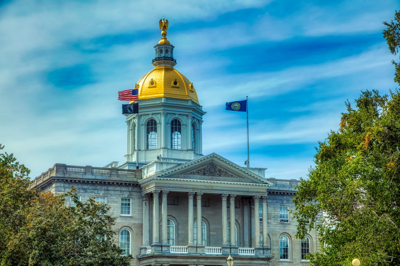 representation, mood, architecture, landmark, nature, travel destinations, building, dome, belief, place of worship, state capitol, flags, new hampshire