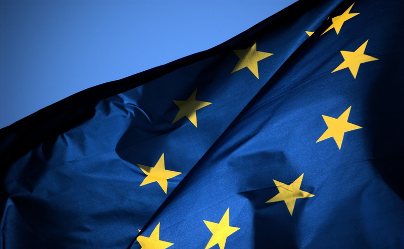 blue, Flag, indoors, backgrounds, white color, Others, Europe, union, european, close-up, patriotism, shape, dark, yellow, pattern, eu, star shape, red