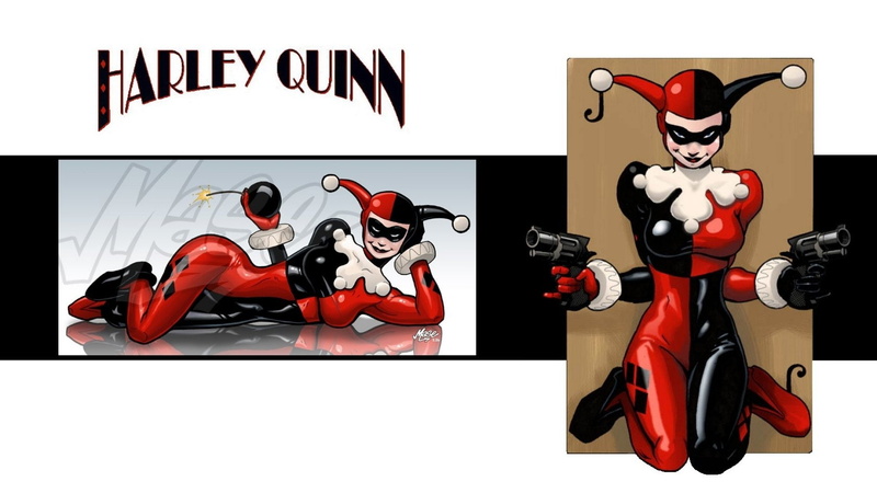 comics, 1080P, hero, d-c, harley, quinn, superhero, dc-comics, warrior