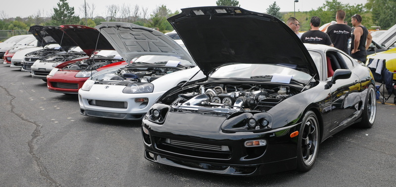 car, toyota, 4K, Mitsubishi Lancer Evo IX, Toyota Supra, Supra