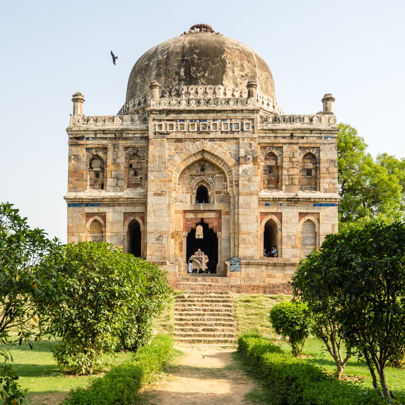 arch, sheesh gumbad, 2K, building exterior, plant, history, no people, sky, tree, ancient, outdoors, india, ancient civilization, built structure, day