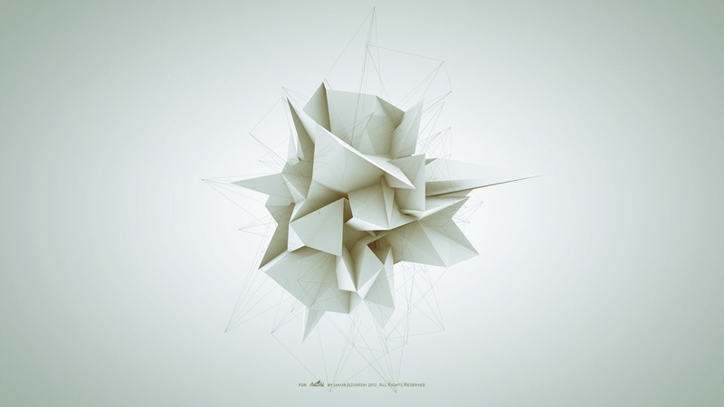 1080P, forms, Adam, Spizak, geometry, abstract, white