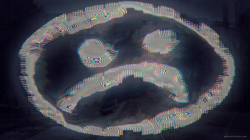 webpunk, 1080P, sad, LSD, glitch art, smiling, abstract